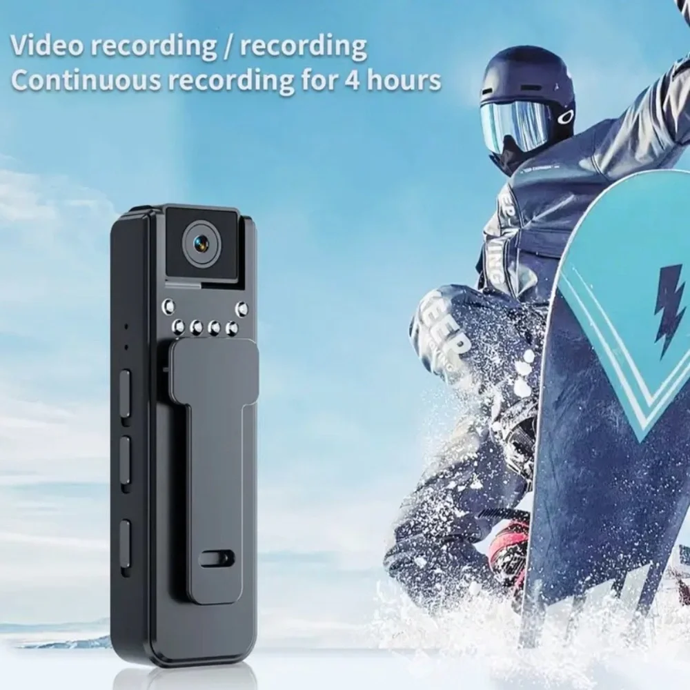 A8 Smart Video Recorder – HD Body Camera with Night Vision & Rotating Lens